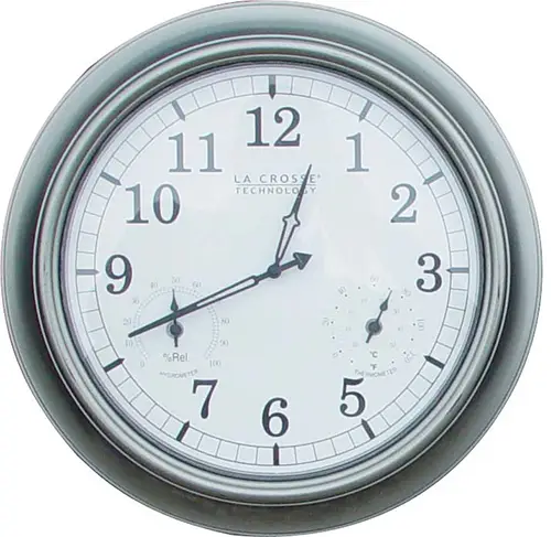 Weather-Resistant Analog Clock