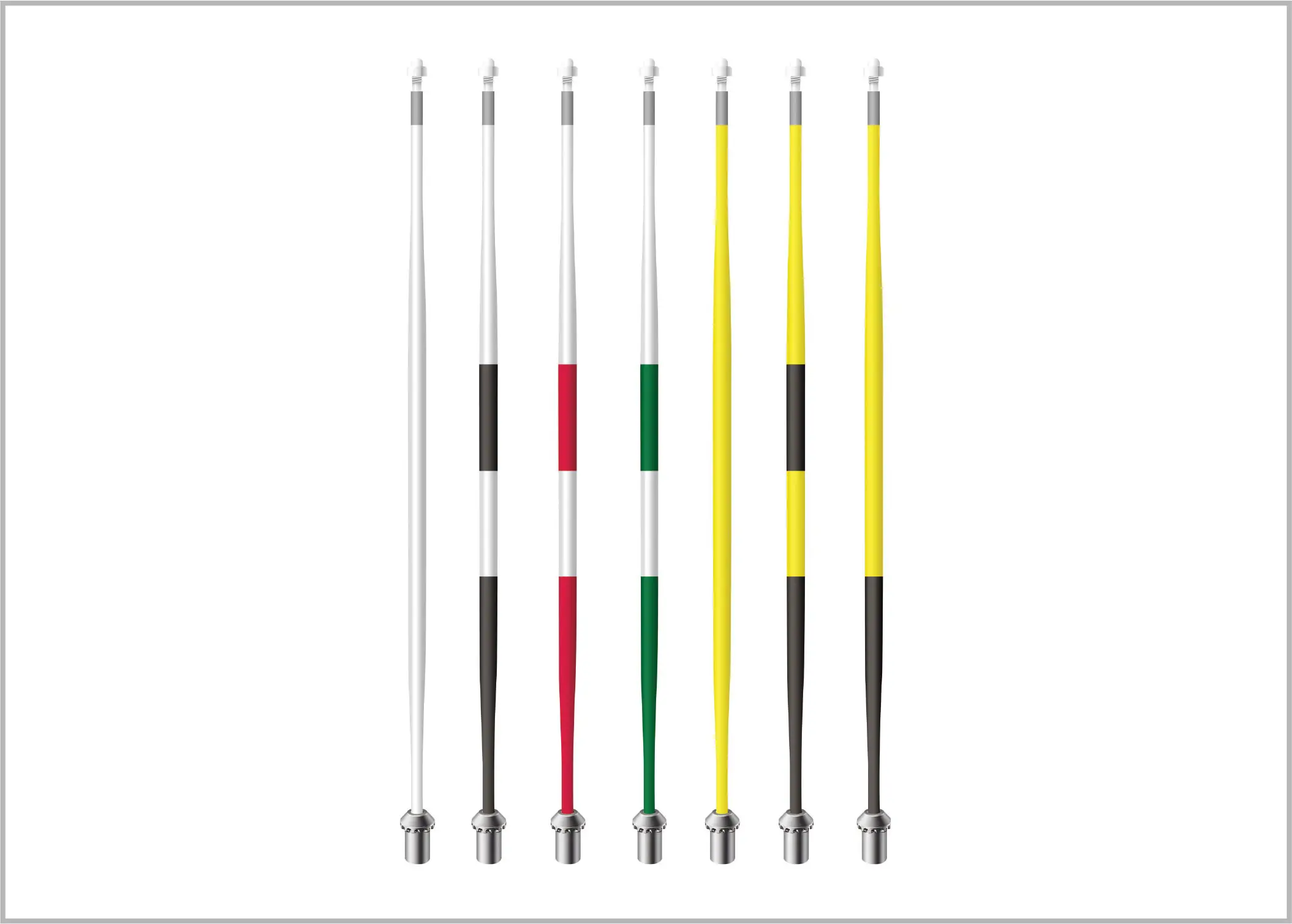 Fiberglass Tournament Flagsticks