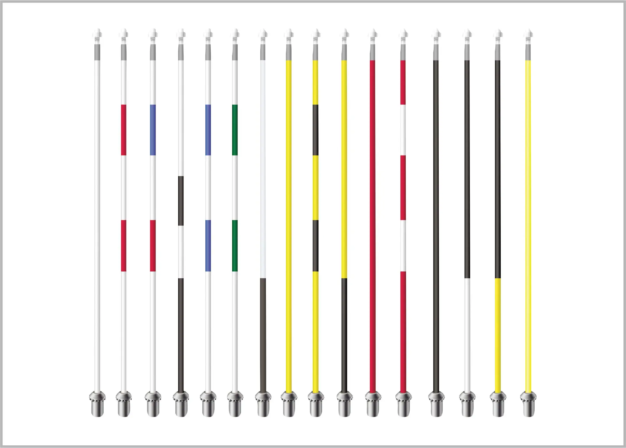 Fiberglass Royaline Flagsticks