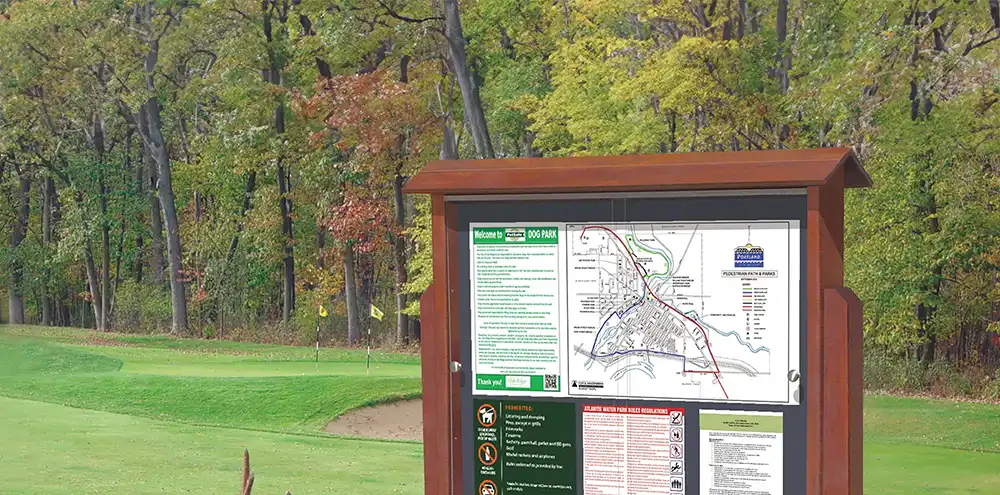 Landmark Golf Course Products Message Centers