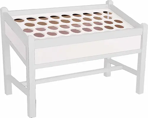 40 Quart Tournament Sand & Seed Bottle Rack