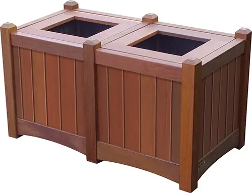 Double 15 Gallon Waste Enclosure