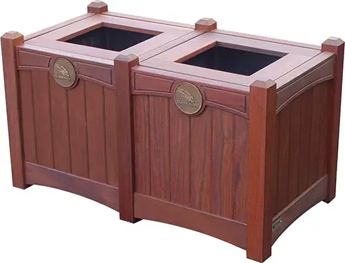 Double 15 Gallon Waste Enclosure