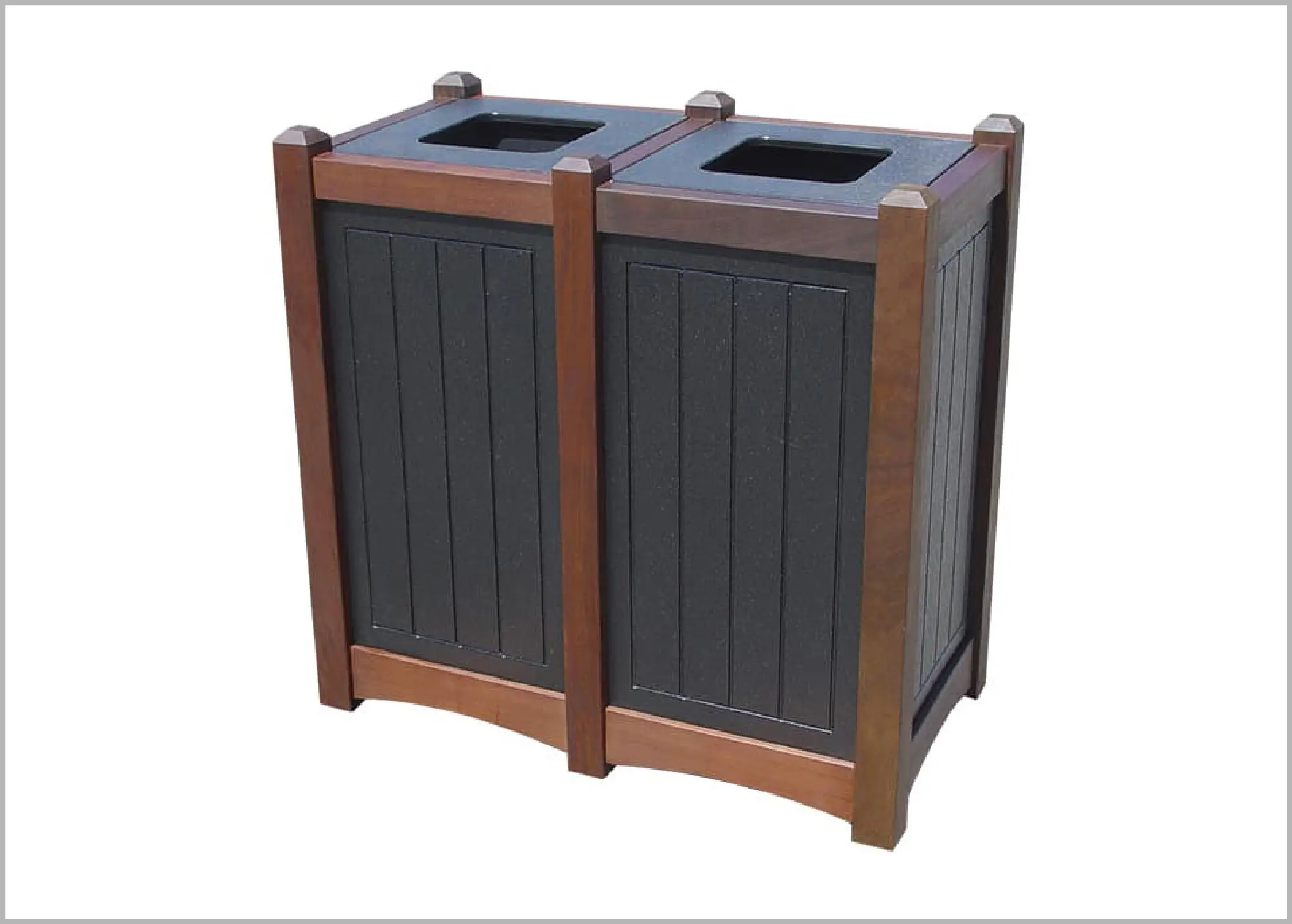 hampton Double 18 Gallon Waste Enclosure