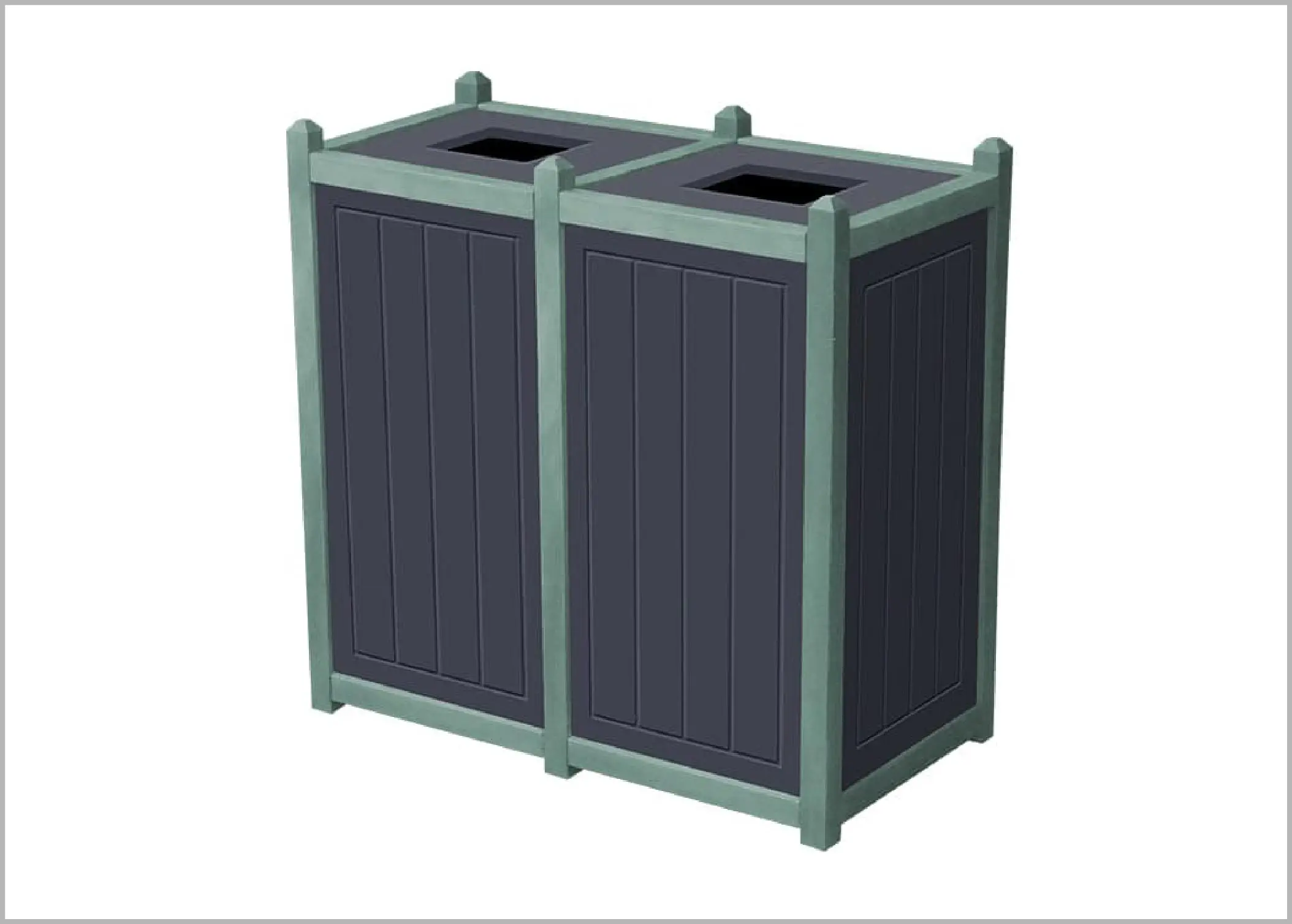 original Double 18 Gallon Waste Enclosure