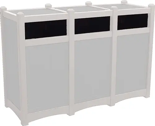 Triple 26 Gallon Waste Enclosure