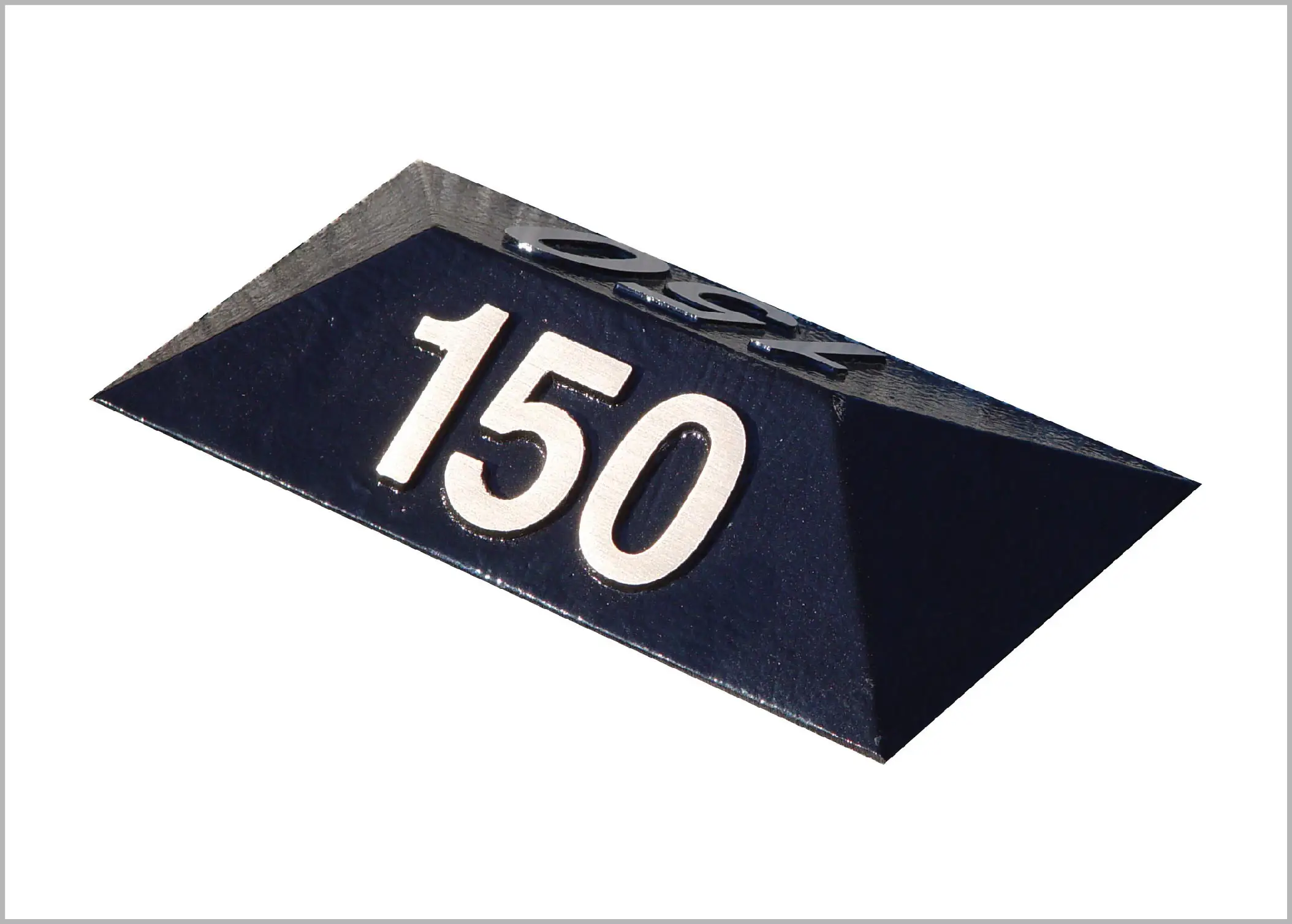 Cast Metal Prism Cart Path Markers