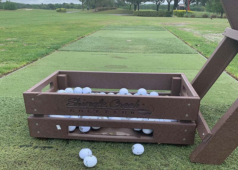 rinowood custom golf ball range crates