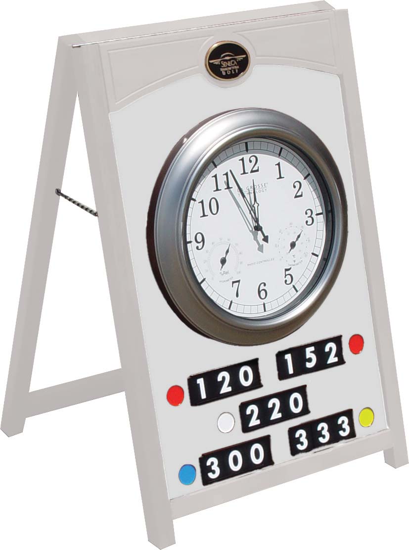 easycare driving range clock board target sign