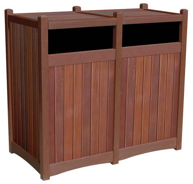 rinowood trash waste enclosure